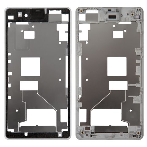 Рамка кріплення дисплея для Sony D5503 Xperia Z1 Compact Mini, біла