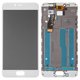 Дисплей для Meizu M5s, белый, с рамкой, M612H