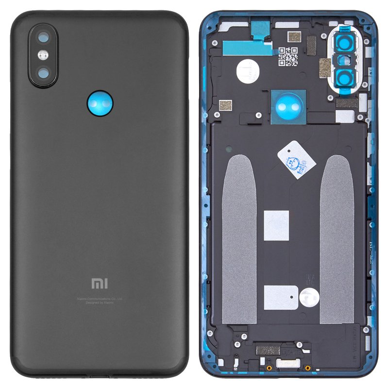 Корпус для Xiaomi Mi 6X, Mi A2, чорний, M1804D2SG, M1804D2SI - Всі