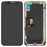 Дисплей для iPhone XS Max, чорний, з рамкою, Copy, (OLED), ZY OEM hard