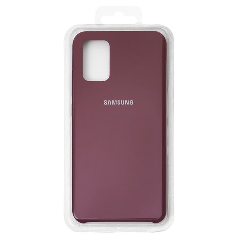 Чехол для Samsung A025F DS Galaxy A02s, бордовый, Original Soft Case, силикон, maroon 42 