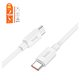 USB кабель Hoco X96, 2xUSB тип-C, 100 см, 100 Вт, 5 А, белый, #6931474799159