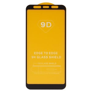 Защитное стекло для Samsung J415F Galaxy J4+, J610 Galaxy J6+, совместимо с чехлом, Full Glue, без упаковки , черный