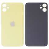Задняя панель корпуса для iPhone 11, желтая, не нужно снимать стекло камеры, Original (PRC), big hole