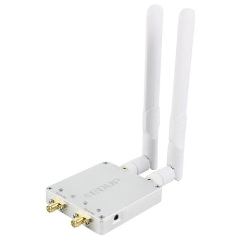 Усилитель мощности Wi Fi EDUP EP AB023 4W 36 dBm, 2.4+2.4 ГГц, для керування дроном FPV та квадрокоптером бустер