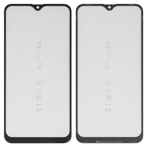 Стекло корпуса G+OCA PRO для Oppo A12, A5s, A7, с OCA пленкой, черное
