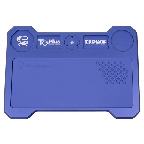 Платформа для микроскопа Mechanic TG Plus, 270 мм, 380 мм, синяя