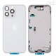 Корпус для iPhone 16 Pro Max, білий, з тримачем SIM-карти, з боковими кнопками, Original (PRC), EU Version, white titanium