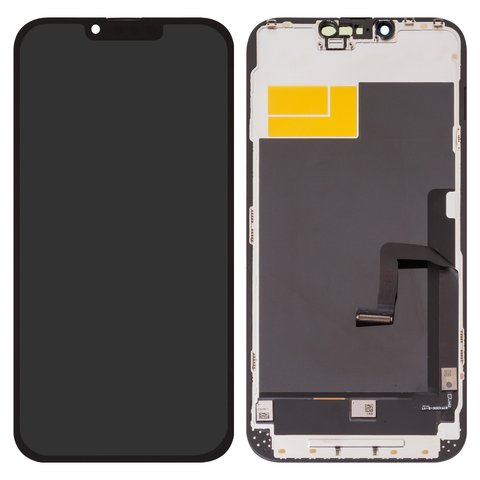 Дисплей для iPhone 13 Pro Max, черный, с рамкой, High Copy, без ошибки, OLED , ZY OLED OEM soft, 120Hz, diagnosable
