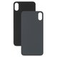 Housing Back Cover compatible with iPhone XS, (black, no need to remove the camera glass, big hole)