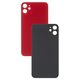 Panel trasero de carcasa puede usarse con iPhone 11, roja, es necesario desmontar la cámara, small hole