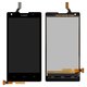 Pantalla LCD puede usarse con Huawei Ascend G700-U10, negro, sin marco