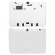 Housing Back Cover compatible with Samsung N8000 Galaxy Note, (white)