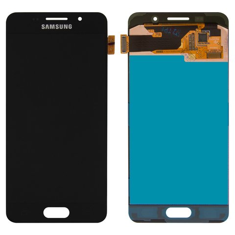LCD compatible with Samsung A310 Galaxy A3 2016 ; Samsung, black, without frame, Original PRC , original glass 