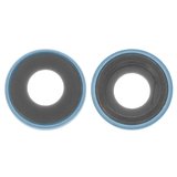 Camera Lens compatible with iPhone XR, (dark blue, with frames)