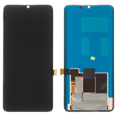 LCD compatible with Xiaomi Mi Note 10, Mi Note 10 Lite, Mi Note 10 Pro, black, without frame, High Copy, OLED , M1910F4G, M1910F4S,M2002F4LG 