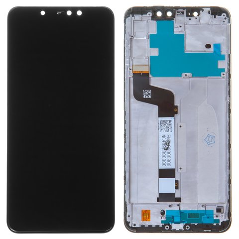 LCD compatible with Xiaomi Redmi Note 6 Pro, black, with frame, High Copy, M1806E7TG, M1806E7TH, M1806E7TI 