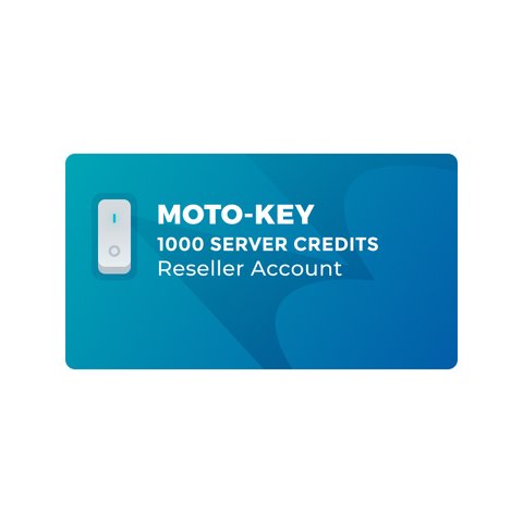 Moto Key 1000 Credits for Reseller Account