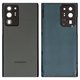 Housing Back Cover compatible with Samsung N985F Galaxy Note 20 Ultra, (black, with camera lens)