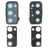 Camera Lens compatible with Samsung G780 Galaxy S20 FE, (black, with frames)