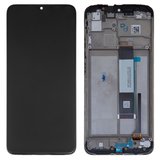Pantalla LCD puede usarse con Xiaomi Poco M3, Redmi 9T, negro, con marco, Original (PRC)
