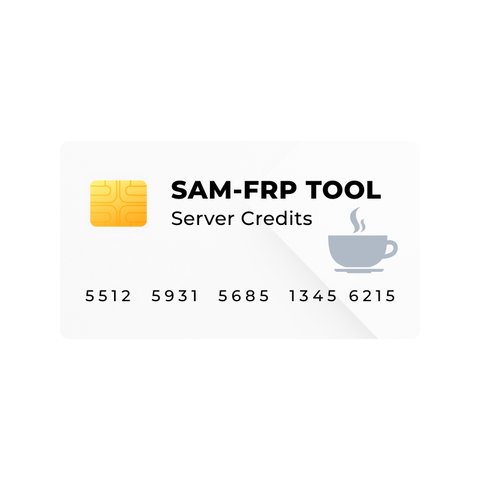 Sam-FRP Tool Server Credits (New Account) - All Spares