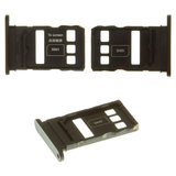 SIM Card Holder compatible with Huawei Honor 50, (black)