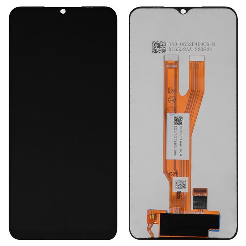 LCD compatible with Samsung A032 Galaxy A03 Core, black, Best copy, without frame, Copy 