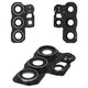 Camera Lens compatible with Samsung S928 Galaxy S24 Ultra, (black, with frames)