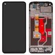 LCD compatible with Oppo A96 4G, (black, with frame, Original (PRC), CPH2333, 1540432310)