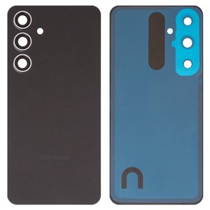 Panel trasero de carcasa puede usarse con Samsung S721 Galaxy S24 FE, negra, con vidrio de cámara, graphite
