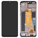 LCD compatible with Realme C63 4G, (black, with frame, Original (PRC))