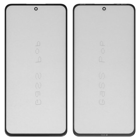 Housing Glass G+OCA PRO compatible with Realme 13 4G, with OCA film, black 