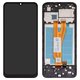 LCD compatible with Samsung A032 Galaxy A03 Core, (black, with frame, High Copy)