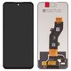 Дисплей для Infinix Hot 50 5G (X6720), Hot 50i (X6531), Smart 9 (X6532), Smart 9 HD (X6532C), черный, без рамки, Original (PRC)