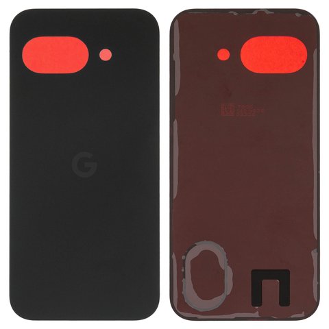 Housing Back Cover compatible with Google Pixel 9a, black, obsidian 