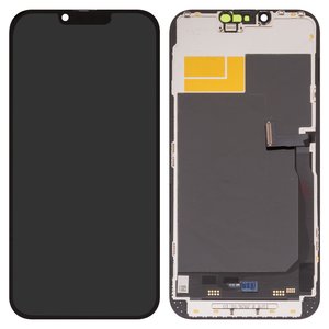 Pantalla LCD Wextom puede usarse con iPhone 13 Pro Max, negro, con marco, HC, sin error, OLED  soft, Diagnosable, 120Hz