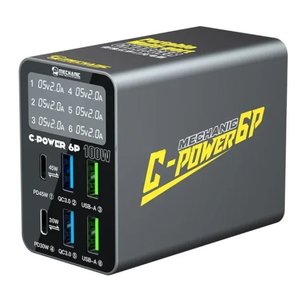 Mains Charger Mechanic C Power 6P, 100 W, Quick Charge, Power Delivery PD , 6 outputs 