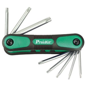 Набор складных звездообразных отверток Pro'sKit HW 121L