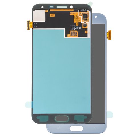 LCD compatible with Samsung J400 Galaxy J4 2018 , blue, without frame, original change glass  , lavenda 