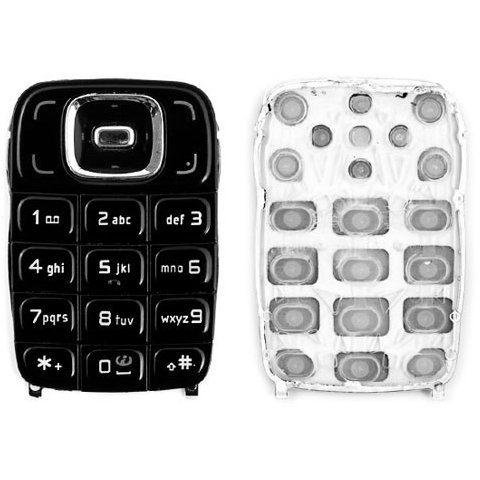 Keyboard compatible with Nokia 6131, black, english 