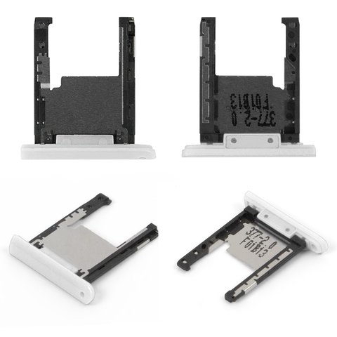 Memory Card Slot Holder compatible with Nokia 1520 Lumia, white 