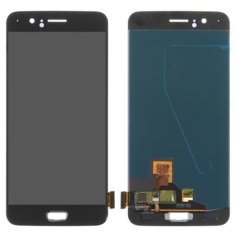LCD compatible with OnePlus 5 A5000, black, without frame, High Copy, OLED  