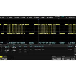 FlexRay Trigger and Decode License SIGLENT SDS 5000X Flexray