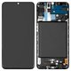 LCD compatible with Samsung A705 Galaxy A70, (black, with frame, Original, service pack) #GH82-19747A/GH82-19787A