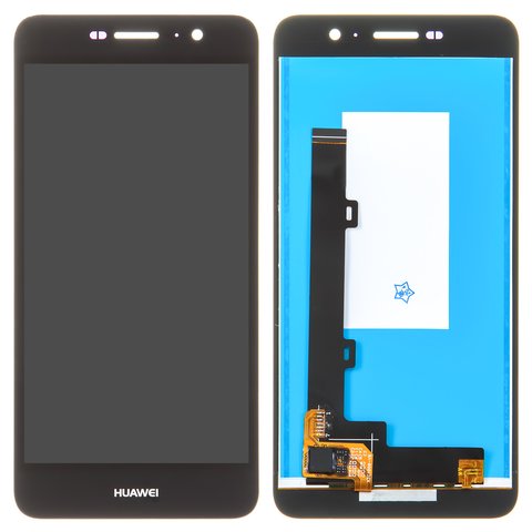 LCD compatible with Huawei Y6 Pro, black, Logo Huawei, without frame, High Copy, TIT AL00 TIT U02 