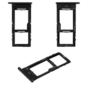 SIM Card Holder compatible with Samsung A516F Galaxy A51 5G, black 