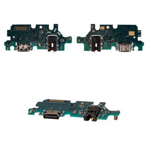 Flat Cable compatible with Samsung A137 Galaxy A13, headphone connector, charge connector, with microphone, with components, Original PRC , charging board 
