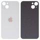 Housing Back Cover compatible with iPhone 14 Plus, (white, no need to remove the camera glass, Starlight, big hole)