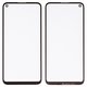 Housing Glass G+OCA PRO compatible with Huawei P40 Lite E, Y7p, (with OCA film, black)